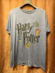 Harry Potter 海外モデルプリントTシャツ ネイビー 46サイズ