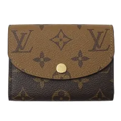 ルイ・ヴィトン LOUIS VUITTON 財布 モノグラム リバース レディース ブランド コインケース ポルトモネ ロザリ M82333 ブラウン ミニ財布 小さめ コンパクト おしゃれ 【中古】