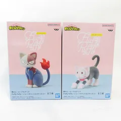 中古 未開封品 Fluffy Puffy 僕のヒーローアカデミア ショートキャット/オチャネコ 2体セット  BANDAI NAMCO/バンダイナムコ フィギュア pr00230