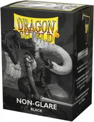 ドラゴンシールド AT-11822 カードスリーブ ノングレアマット ブラック スタンダードサイズ:63×88mm 100枚入り Dragon Shield