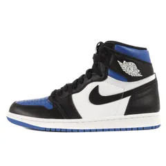 新品 NIKE ナイキ サイズ:26.0cm AIR JORDAN 1 RETRO HIGH OG ROYAL TOE (555088-041) 2020年 エアジョーダン1 レトロ ハイ ブラック ホワイト ゲームロイヤル US8 ハイカット スニーカーのサムネイル