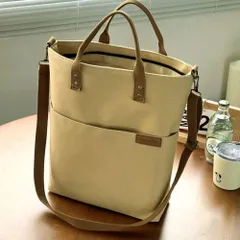 ☆ ライトブラウン ☆ ショルダーバッグ 縦型 a4 ショルダーバッグ a4 レディース 縦型 メンズ トートバッグ トート ショルダー バッグ 大人 斜めがけ おしゃれ 可愛い 肩掛け 斜め掛け キャンバスバッグ 無地 シンプル 大容量 バック