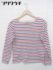 ◇ BEAMS HEART ビームス ハート ボーダー 長袖 トレーナー カットソー ベージュ ブルー レッド レディース 【中古】 【1105180001942】のサムネイル