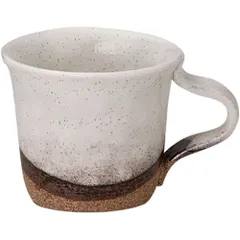 ☆ シロ ☆ ゆらりマグカップ マグカップ 陶器 おしゃれ 日本製 ゆらりマグカップ 250ml コーヒーカップ コップ カップ マグ 食器 大人可愛い 250cc 和食器 キッチン用品 雑貨 ナチュラル 新生活 普段使い シンプル 和風 素朴のサムネイル