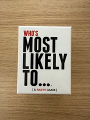 【特別値下げ】Who's Most Likely To...? パーティーゲーム 英語版 新品未使用
