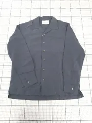 ◇ 未使用 Θ ADAM ET ROPE' アダムエロペ コットン 長袖 シャツ サイズM ネイビー系 レディース E  【1509100071259】