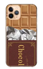 AQUOS wish5 SH-52F ケース カバー アクオスウィッシュ5 スマホケース ハードケース 板チョコ チョコレート お菓子 バレンタイン かわいい 面白い おもしろい パロディ カラー08