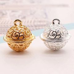RICISUNG 4個入り 鈴 ゴールド 手芸用品 金鈴 ハンドメイド小物 御守