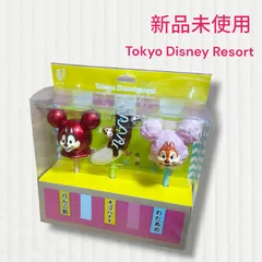 新品 レア 貴重 ミニチュア 夏祭り【 ディズニー リゾート 】ボールペン セット 黒 夏 未使用 ミッキー Tokyo Disney Resort ディズニーリゾート パーク   チップ デール