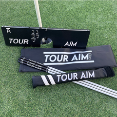 ツアーエイム2.0 Tour Aim 2.0 正規品 プロみたいな本格的なスイングとパター練習　ゴルフ練習器具 (方向性やスイングプレーン、パター調整に!)