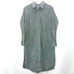 ◇ ⊇ DRWCYS ドロシーズ シャツ 長袖 ロング丈 ワンピース サイズ1 ブラック レディース E  【1409100014570】のサムネイル