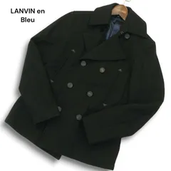 LANVIN ネイビー ピーコート ウールコート 2025年最新】LANVIN en Bleu メンズ ピーコート・ウールコートの