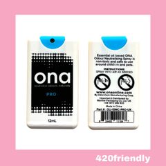 420friendly "ona" Spray Card / カード型 臭気中和スプレー 外出、旅行向き(12ml )