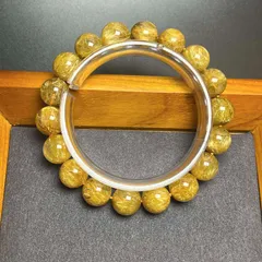10%OFF 逸品 EU製★極!極満針ルチルクォーツ★ブレスレット パワーストーン 天然石B 綺麗 金運 お守り  11.4-11.8mm ZB9534
