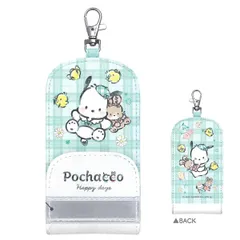 ポチャッコ キーケース 鍵ケース 306452 チェックルック K 2025年8月 2026年 新学期ステーショナリー 防犯 ランドセル キーリングのサムネイル