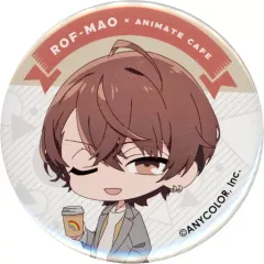 【中古】バッジ・ピンズ 加賀美ハヤト(秋服ver./ドリンク) 「バーチャルYouTuber にじさんじ ROF-MAO×animatecafe 出張版 トレーディング缶バッジ」