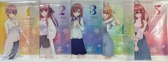 ムービック　五等分の花嫁　A4クリアファイル　5種セット　まとめ売り　一花　二乃　三玖　四葉　五月