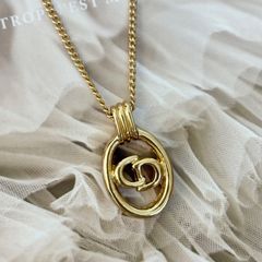レア　希少　大ぶり　ディオール　Dior ネックレス　ペンダント　ヴィンテージ レア 希少 大ぶり ディオール Dior ネックレス ペンダント