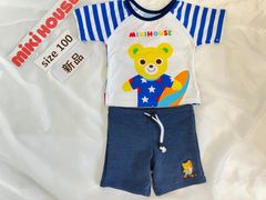 315ミキハウスmikihouse100size 水着セットアップ