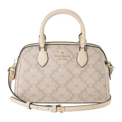 新品 ケイトスペード kate spade ハンドバッグ ダッフル クロスボディ ダークベージュマルチ