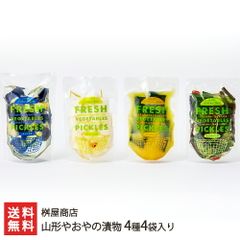 山形やおやの漬物 4種4袋入り