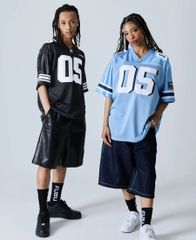 FUBU OG GAME SHIRT【BLACK】 (M・L・XL・2XL)(フブ 通販 メンズ 大きいサイズ ジャージ JERSEY ゲームシャツ フットボール メッシュ 半袖 ショートスリーブ ビックシルエット オーバーサイズ B系)