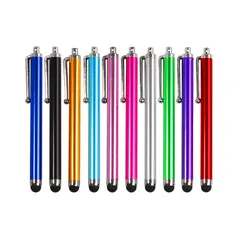 10本セット スマホ タッチペン 極細タッチペン ipad iphone Android スマートフォン タブレット対応 静電容量性 ゴムペン先 タッチパネル触れず対策