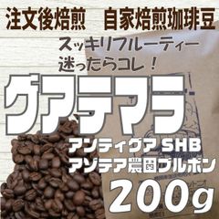 コーヒー　自家焙煎　コーヒー豆　グアテマラ　アゾテア農園　200g　注文後焙煎