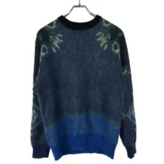 TOGA PULLA トーガ プルラ 21AW Mohair Jacquard knit pullover モヘアニットセーター TP12-XN207 ブルー 36のサムネイル