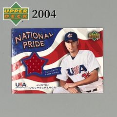ジャスティン・デュークシャー ジャージカード MLB 野球カード メモラビリア Upper Deck