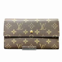 ルイヴィトン　Louis Vuitton　モノグラム　ポルトトレゾール　インターナショナル　M61215　長財布　3つ折り財布　ユニセックス