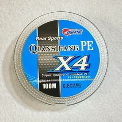 0.8号PEライン１００ｍ巻　4本編み