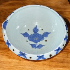 古伊万里 1客限定 染付 小鉢 明治時代 作家物 銘あり 骨董