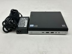 省スペース デスクトップパソコン HP EliteDesk 800 G4 DM Core i5-8500T @2.10GHz 8GB M.2 NVMe 128GB Windows11Pro ACアダプター 中古パソコン