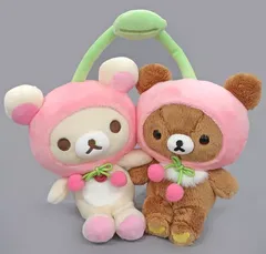 フルーツなかよしぬいぐるみ(コリラックマ&チャイロイコグマ