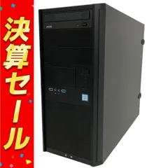 FRONTIER デスクトップPC i7-8700 8GB SSD 480GB HDD 3TB RTX 2070 WIN11 中古 B9934678