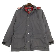80年代 USA製 WOOLRICH ウールリッチ マウンテンパーカー アウトドア グレー (メンズ L相当) 中古 古着 A1611