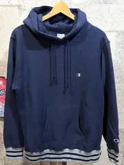 チャンピオン 青タグ リバースウィーブ プルオーバー パーカー 紺 L 青単タグ C3-N105