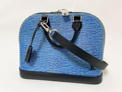 LOUIS VUITTON ルイヴィトン エピ デニム アルマPM ハンドバッグ 別売り ショルダーストラップ付き M51052 美品