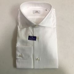 Maker'sShirt 鎌倉シャツ　長袖シャツ　白　40　訳あり