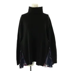 【極美品】sacai サカイ 2 タートルネック ジップニットセーター 2025年最新】sacai レディース ニット・セーターの人気アイテム