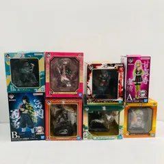 【瀬戸店】未開封　一番くじ　鬼滅の刃 8体セット（竈門炭治郎・竈門禰豆子・我妻善逸・冨岡義勇・煉獄杏寿郎・甘露寺蜜璃・時透無一郎・ラストワンver.宇髄天元）【701-4553】のサムネイル