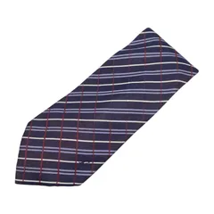 ☆EM12123 Louis Vuitton LVロゴ チェック シルク ネクタイ