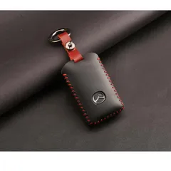 【eh01-66-W】ブラック 本革 マツダ スマートキーカバー CX5 CX8のサムネイル
