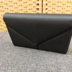 E23-20250917-03　PETITSOIR プチソワール フォーマル クラッチバッグ ブラック 冠婚葬祭