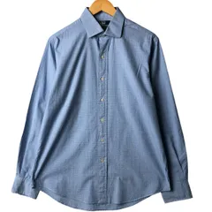 古着 ラルフローレン Ralph Lauren POLO by Ralph Lauren REGENT CUSTOM FIT 長袖 コットンチェックシャツ メンズL相当/eaa586484
