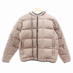 ラコステ LACOSTE ダウンジャケット フード ショート丈 文字ワニ 40 茶 ブラウン /UO ■GY03のサムネイル