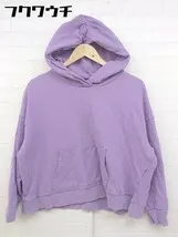 ◇ ITEMS URBAN RESEARCH アーバンリサーチ 長袖 プルオーバー パーカー サイズMS パープル レディース  【1105250006785】のサムネイル