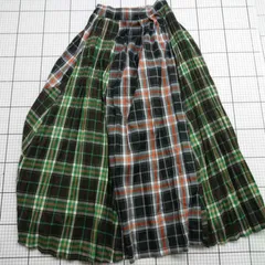 ◇ ⊇ ページボーイ チェック柄プリーツスカート PB250084AL フリーサイズ グリーン系 レディース レディース E  【1509190040494】