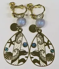 【中古】銀製品・指輪・アクセサリー(キャラクター) オクタヴィネル寮 イヤリング 「ディズニー ツイステッドワンダーランド」 ベルメゾン限定